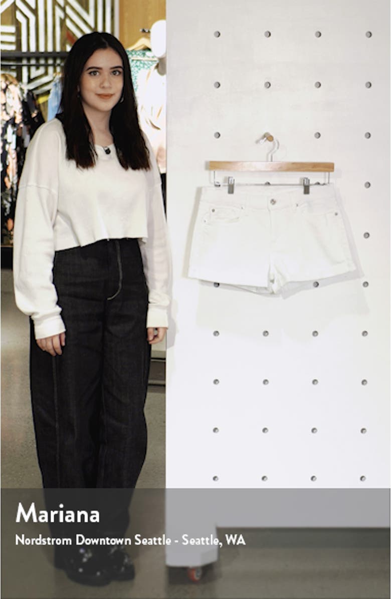 <sup>®</sup> Cuffed Denim Shorts, sales video thumbnail