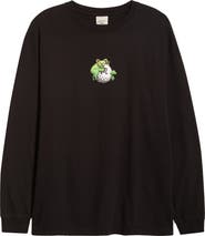 MALBON Grateful Dead Long Sleeve Cotton Graphic T-Shirt