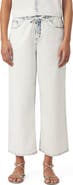 Splendid Ultra Bleached High Waist Drawstring Ankle Jeans