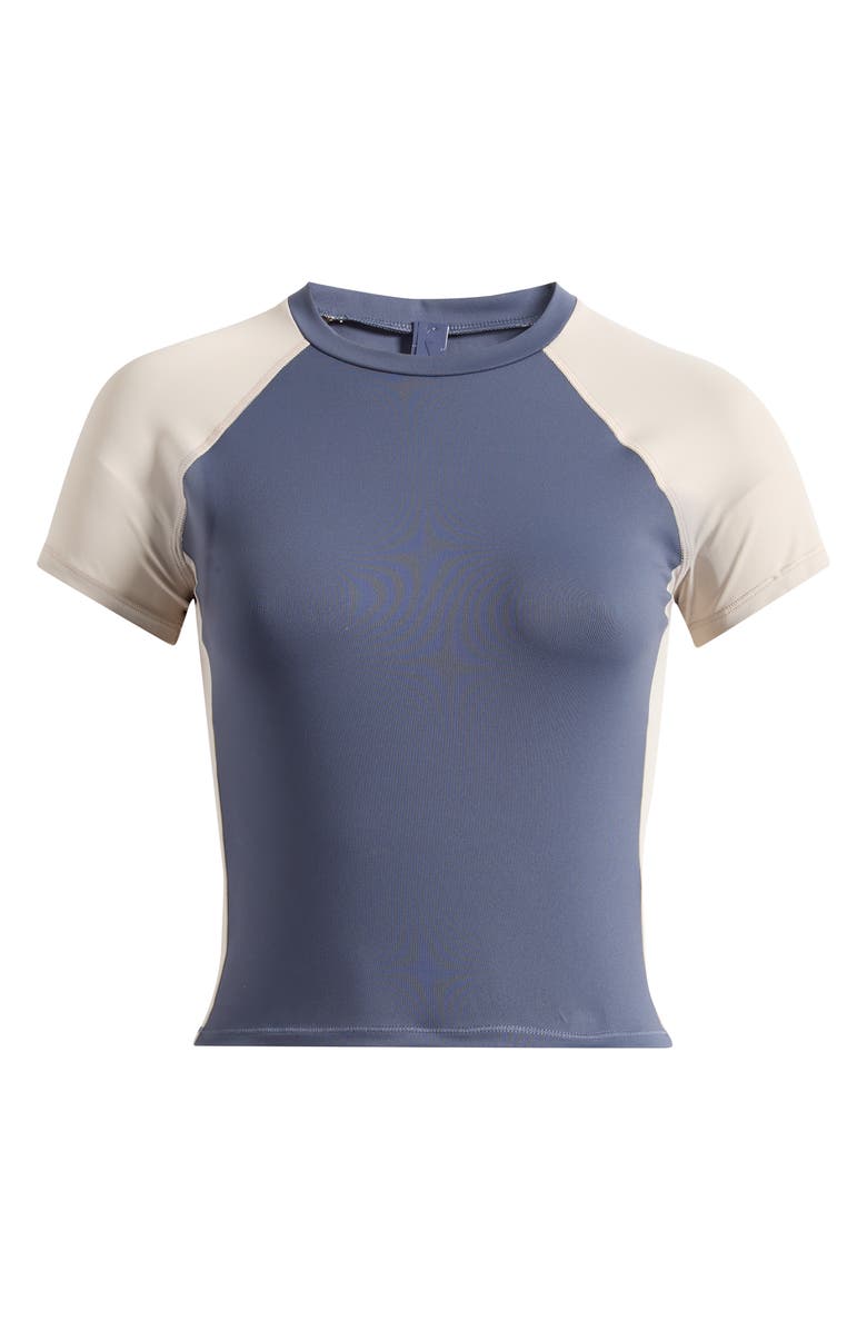 NikeSKIMS Crop Short Sleeve Baseball T-Shirt, Main, color, 