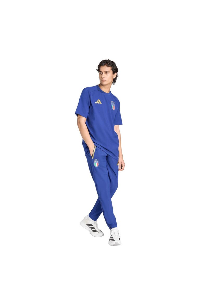 Men's adidas  Blue Italy National Team FIFA x World Cup 2026 Tiro Travel Pants, Alternate, color, Blue