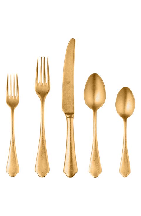 Dolce Vita Pewter 5-Piece Place Setting