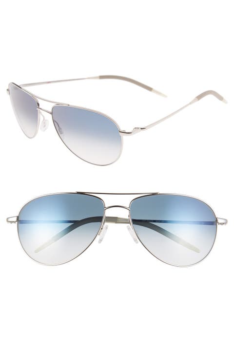 Benedict 59mm Photochromic Gradient Aviator Sunglasses