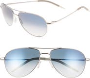 Oliver Peoples Benedict 59mm Photochromic Gradient Aviator Sunglasses