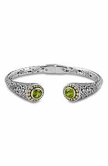 Tipped Two-Tone Bangle
