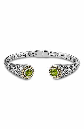 Tipped Two-Tone Bangle