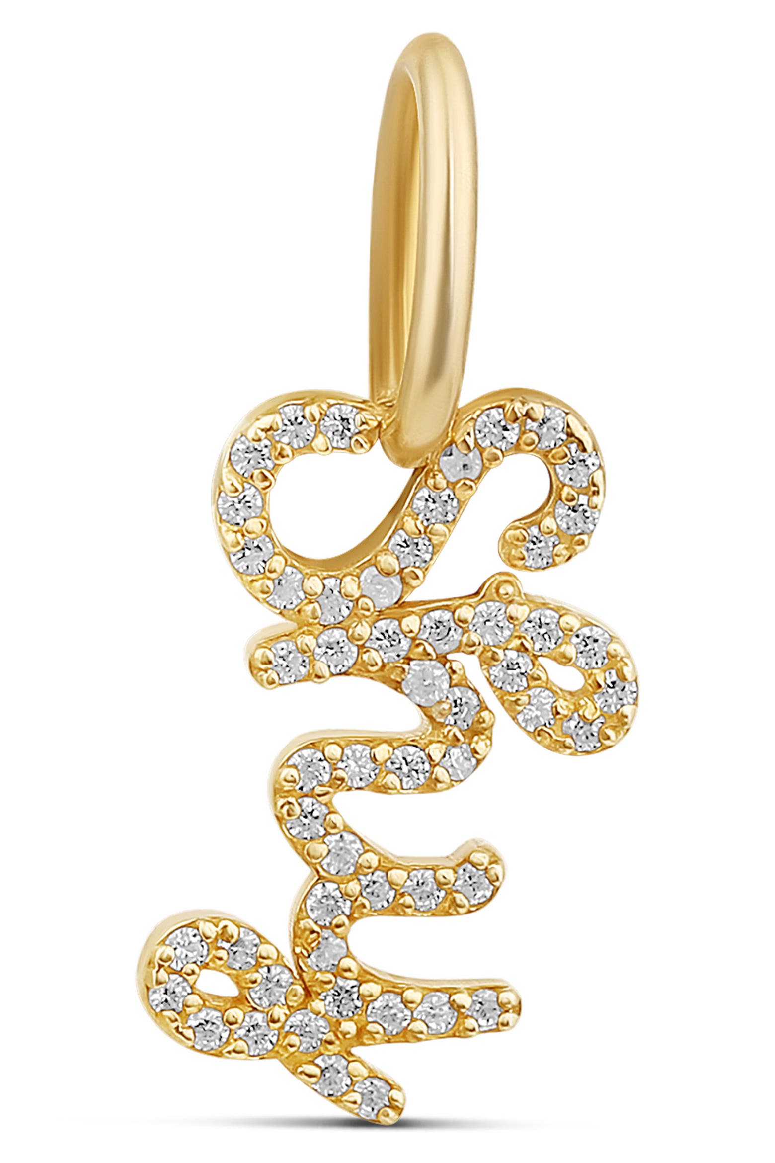 Cursive Study Notes SHYMI Pavé Cubic Zirconia Cursive Name Pendant Necklace | Nordstrom