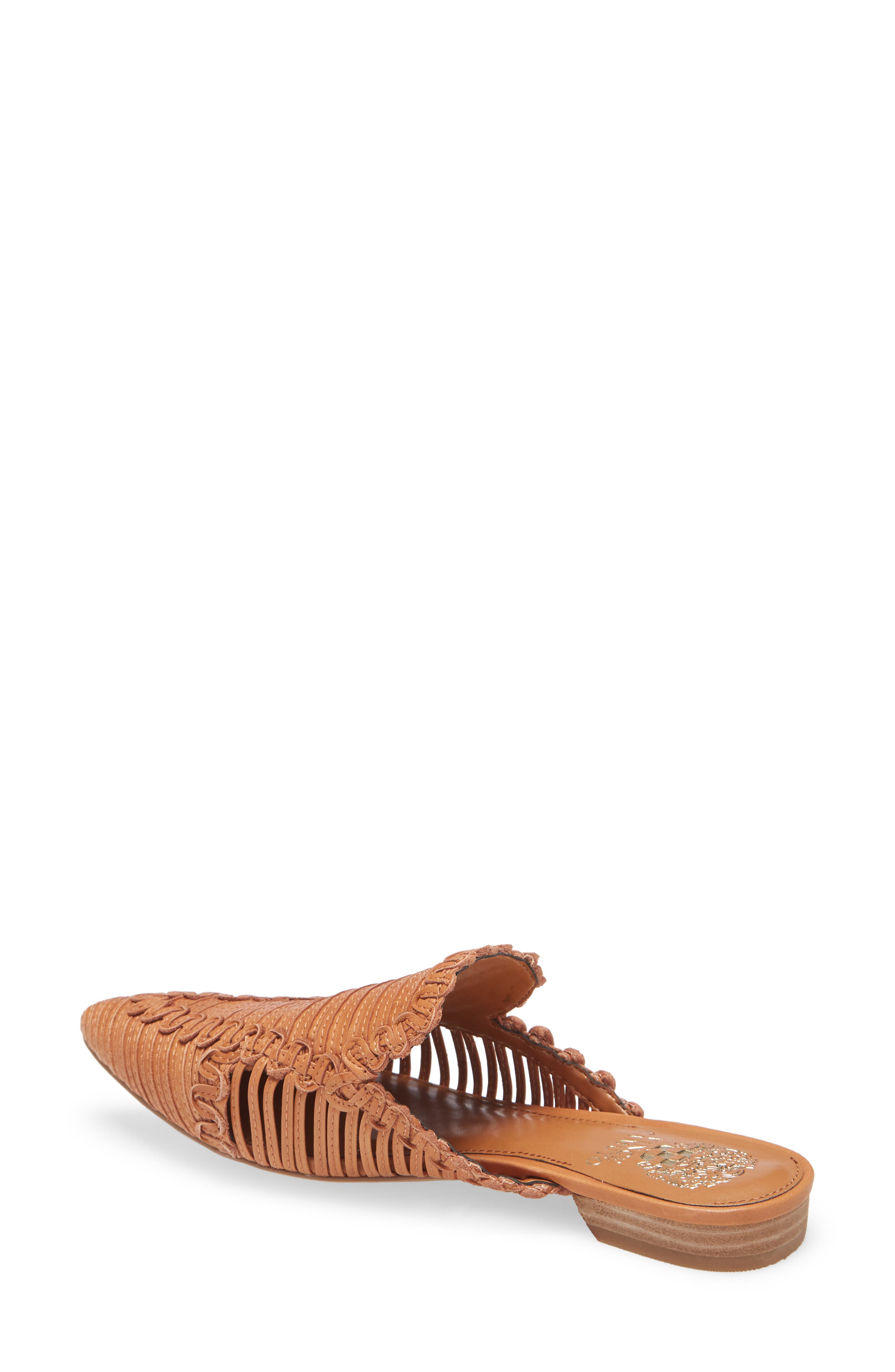 Manindie Pointed Toe Mule, Alternate, color, BRICK LEATHER
