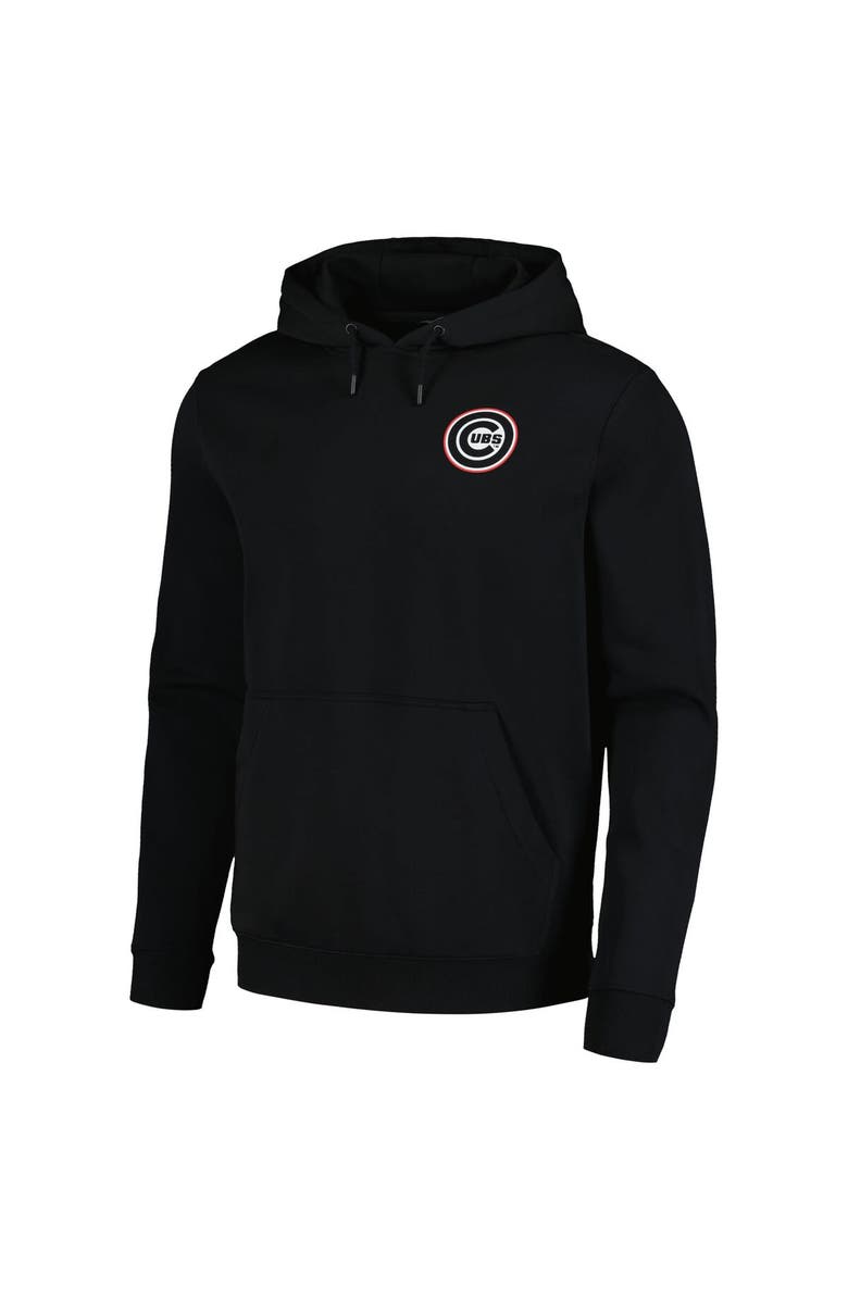 LEVELWEAR Men's Levelwear Black Chicago Cubs Podium Vintage Pullover Hoodie, Alternate, color, 