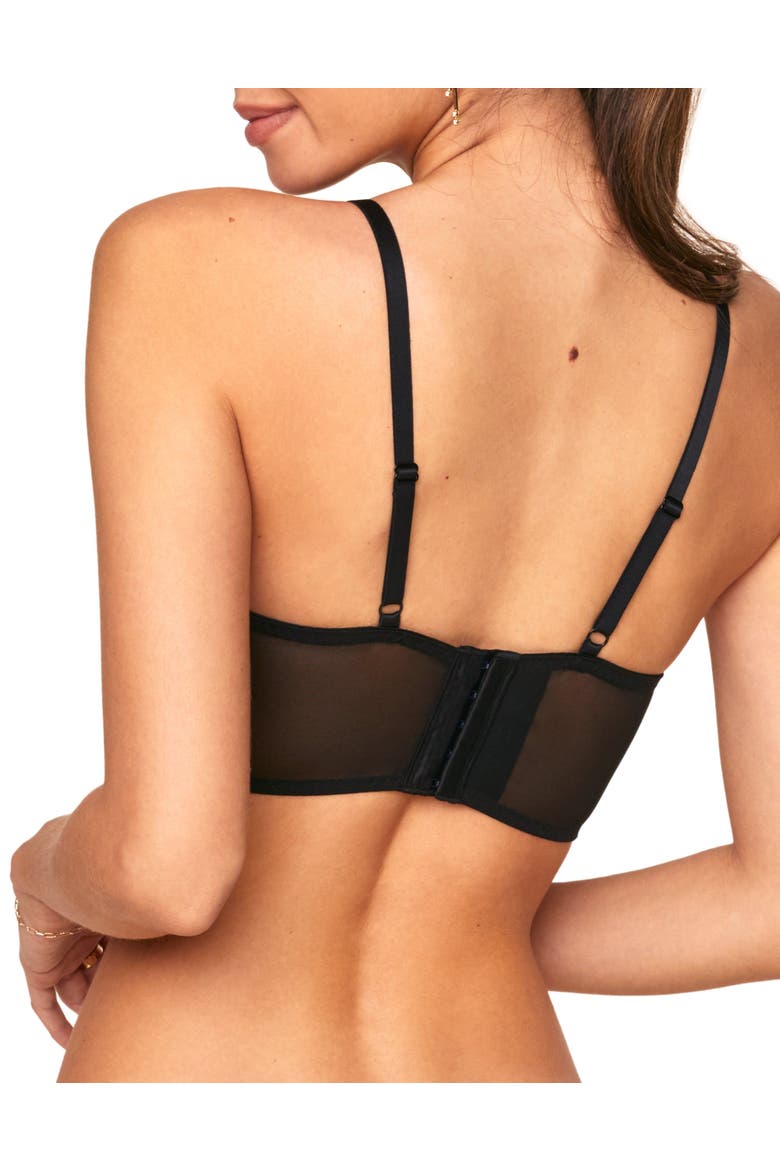 Nymphadora Contour Balconette Bra, Alternate, color, Black