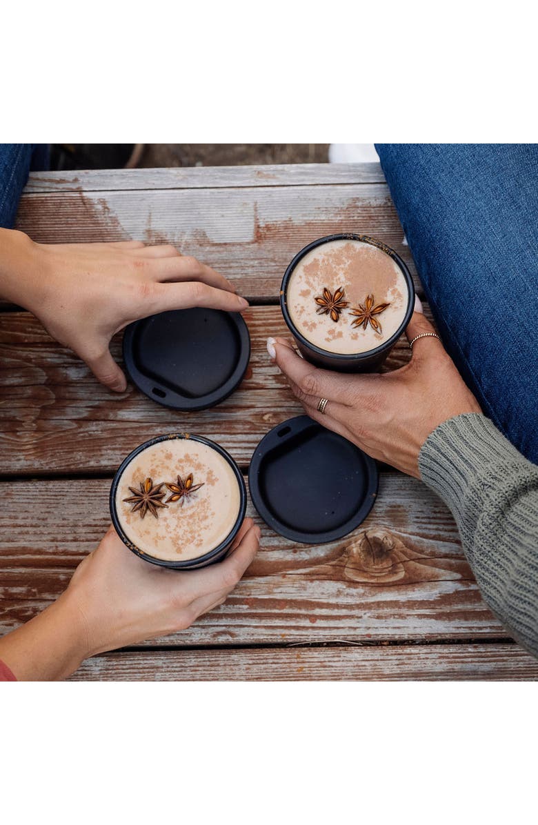 Silipint Silicone 16oz Coffee Tumblers 2pk, Alternate, color, Red