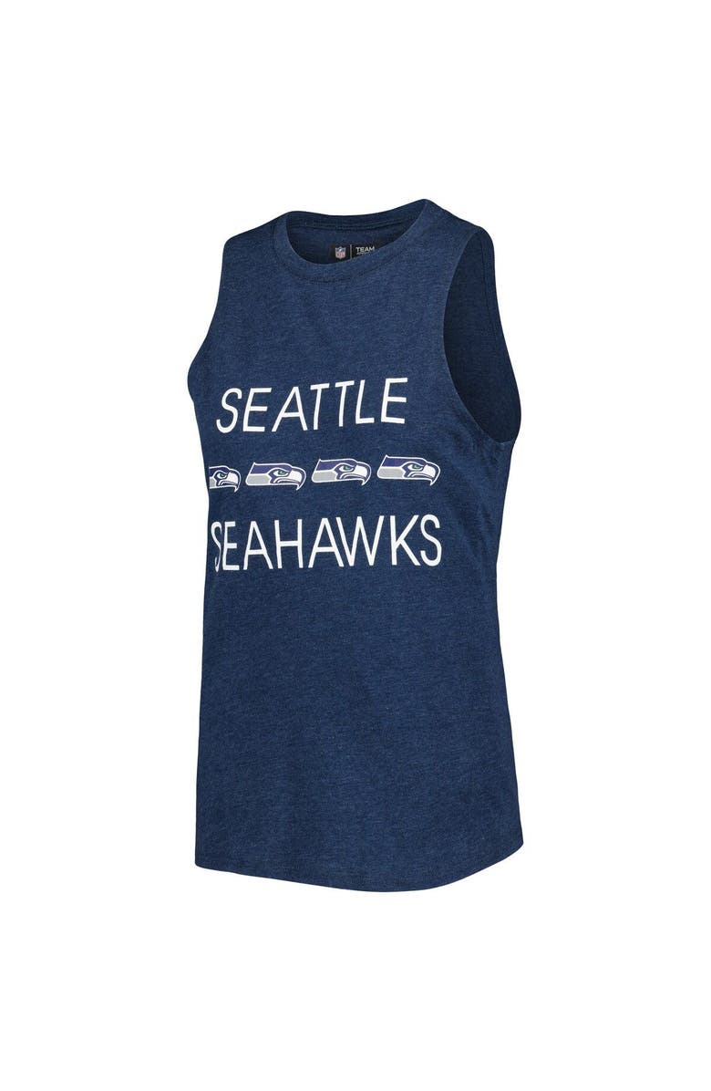 CONCEPTS SPORT Women's Concepts Sport Neon Green/College Navy Seattle Seahawks Muscle Tank Top & Pants Sleep Set, Alternate, color, Neon Green