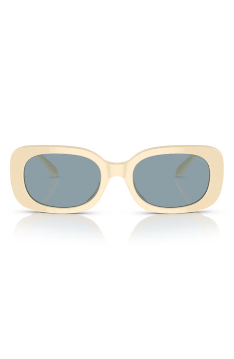 54mm Oval Sunglasses