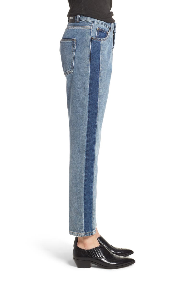 Pepper High Waist Jeans, Alternate, color, DUAL BLUE