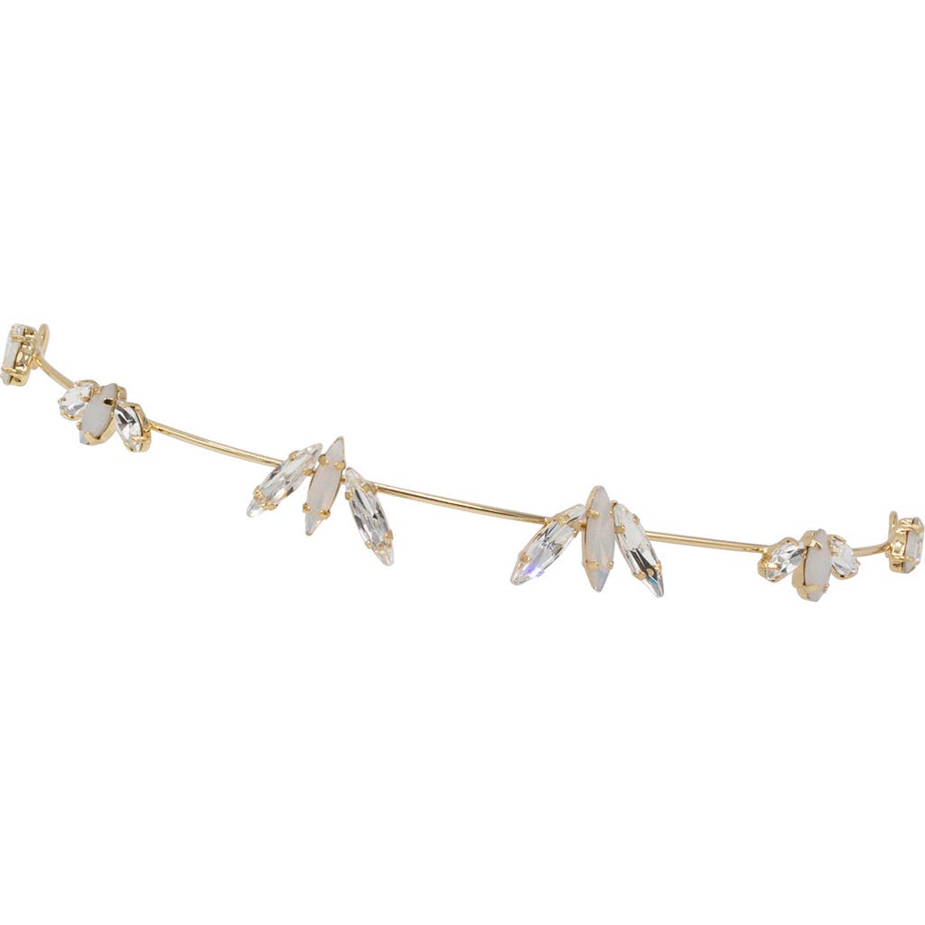 Brides And Hairpins Brides & Hairpins Meara Austrian Crystal & Opal Halo Comb