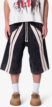 mnml Ultra Baggy Stripe Twill Shorts