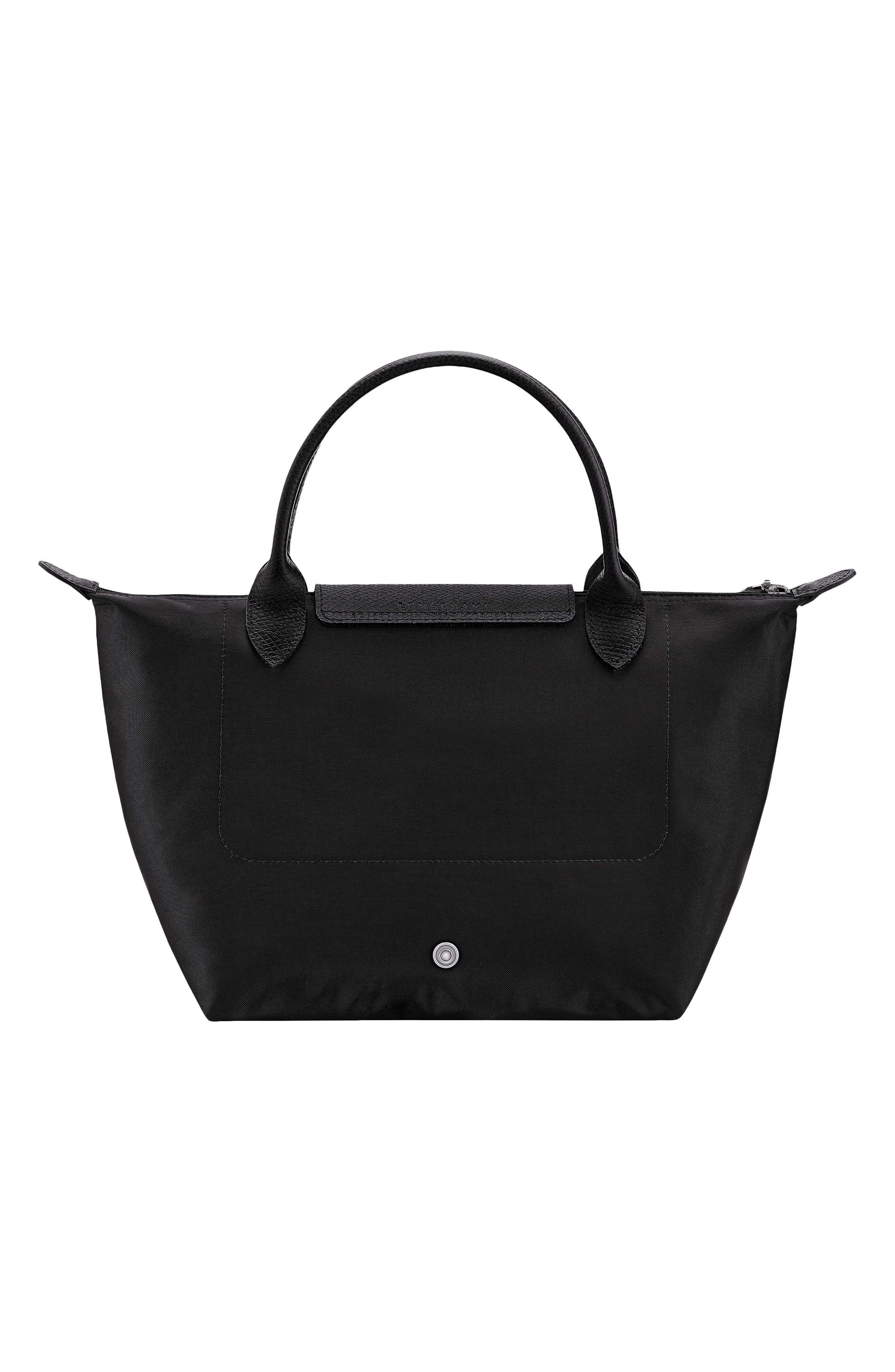 Longchamp Small Le Pliage One Top Handle Bag, Alternate, color, Black
