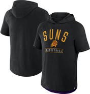 FANATICS Men's Fanatics Black Phoenix Suns Pass Legend Raglan Hoodie T-Shirt