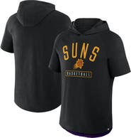 FANATICS Men's Fanatics Black Phoenix Suns Pass Legend Raglan Hoodie T-Shirt