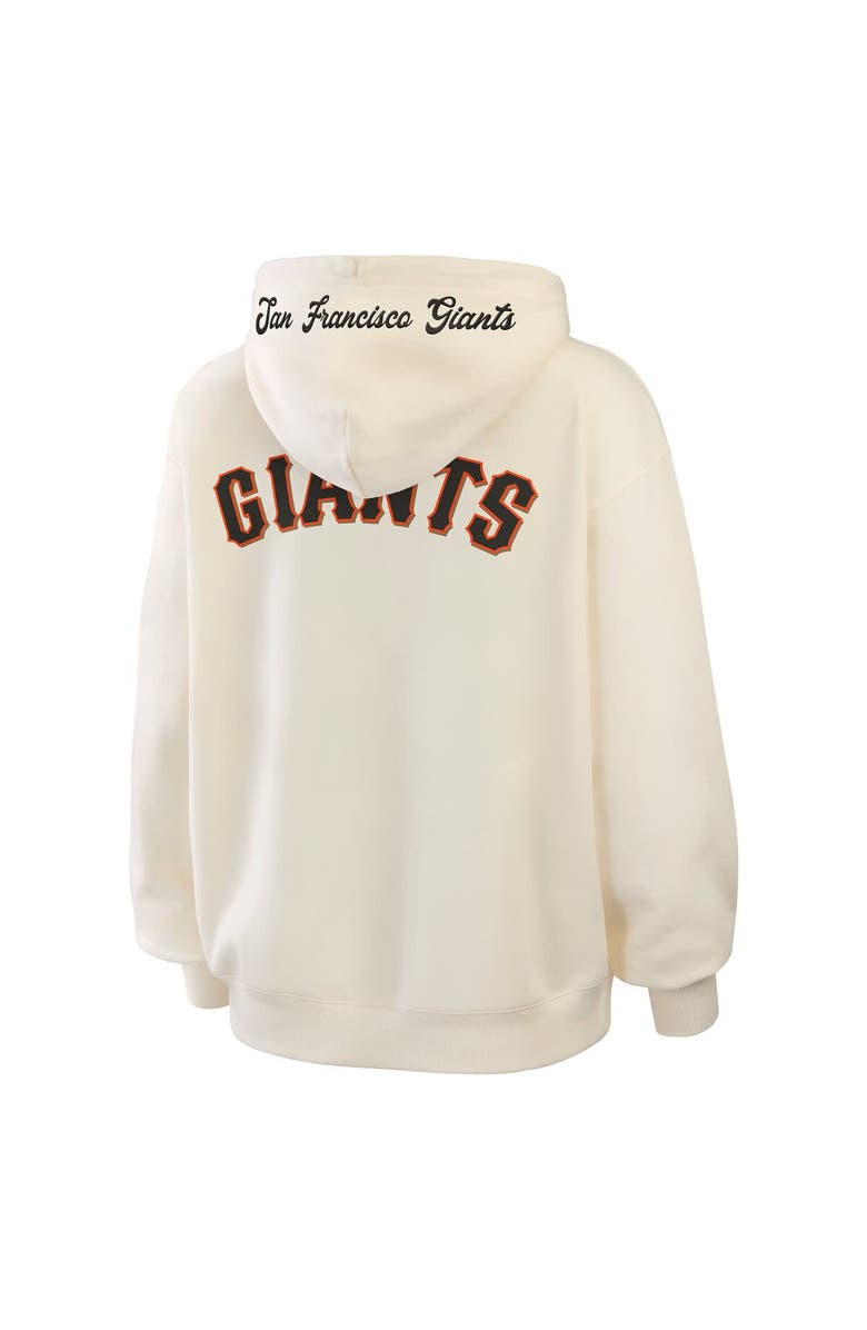 WEAR by Erin Andrews Women's WEAR by Erin Andrews Cream San Francisco Giants Full-Zip Hoodie, Alternate, color, Cream