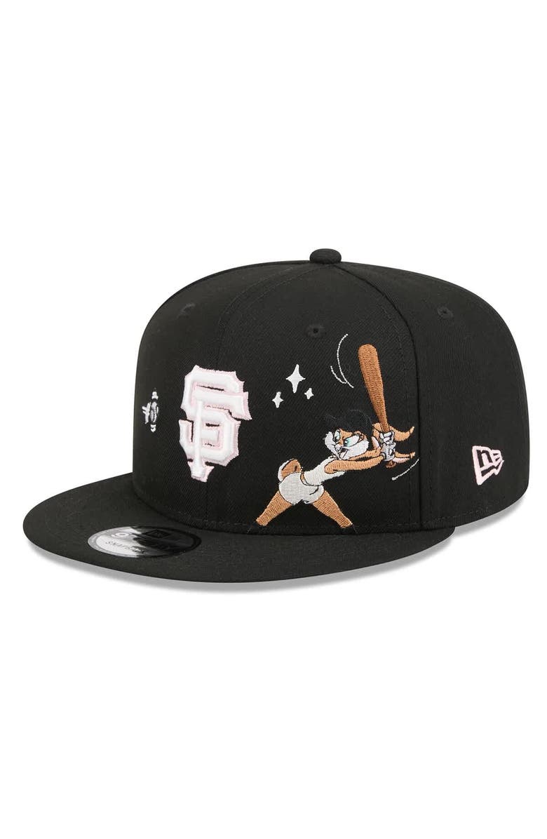 New Era Men's New Era Black San Francisco Giants Looney Tunes Lola Bunny 9FIFTY Snapback Hat, Alternate, color, Black