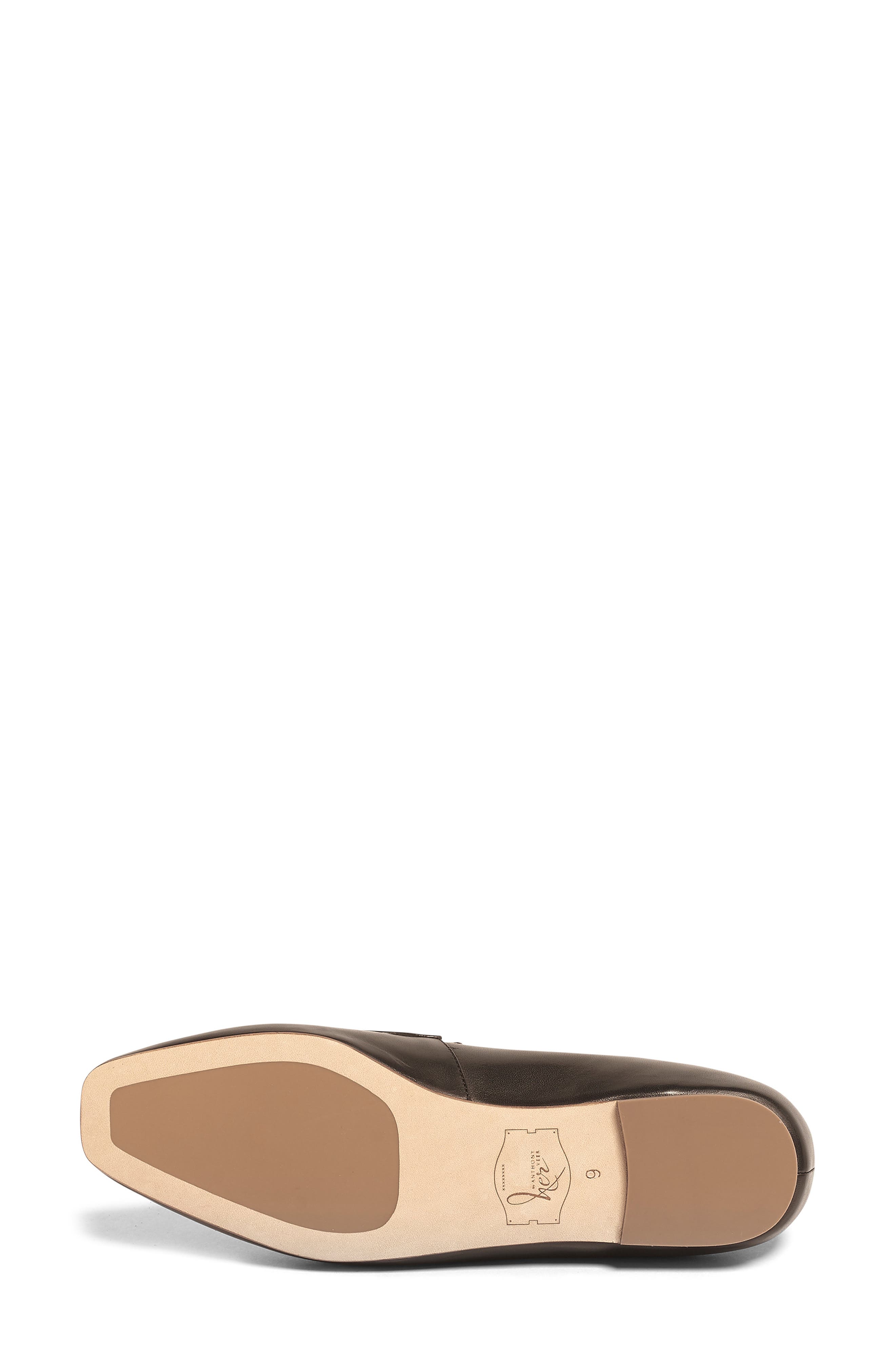 Anthony Veer Nancy Genuine Calf Hair Loafer, Alternate, color, Black