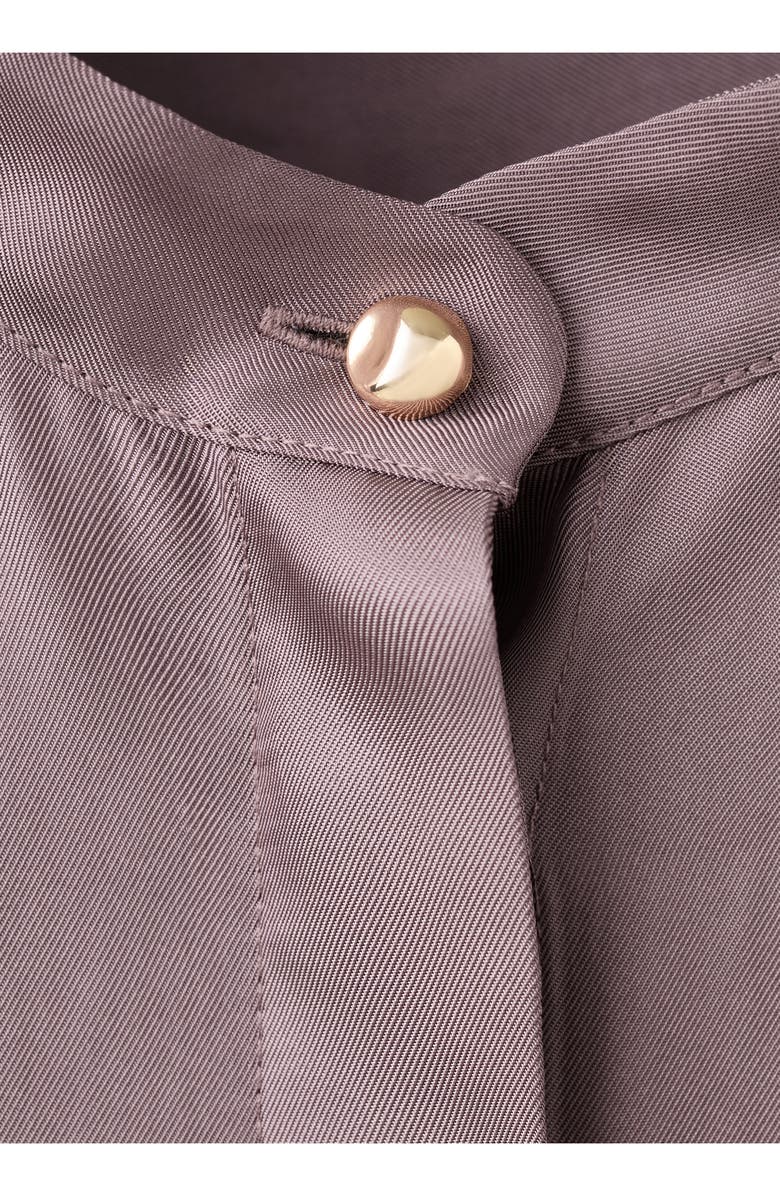 MANGO Long Shirt with Stand Collar, Alternate, color, 