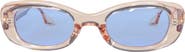 Fifth & Ninth Maxi 56mm Polarized Oval Sunglasses
