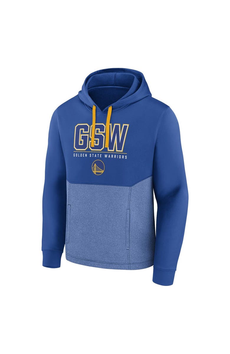 FANATICS Men's Fanatics Branded  Royal Golden State Warriors Successful Tri-Blend Pullover Hoodie, Alternate, color, 