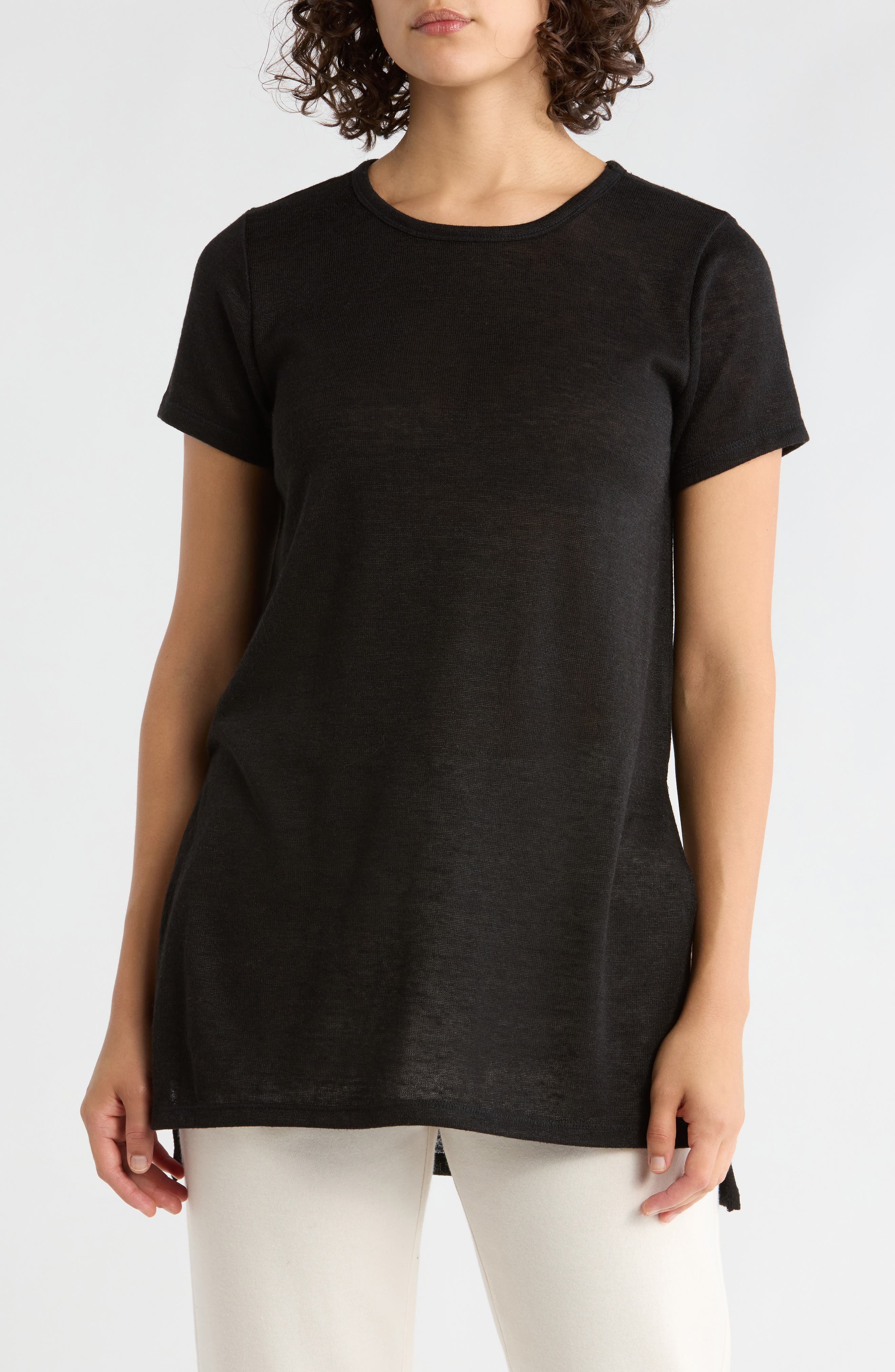 Threads 4 Thought Knit Organic Cotton Blend High-Low Top