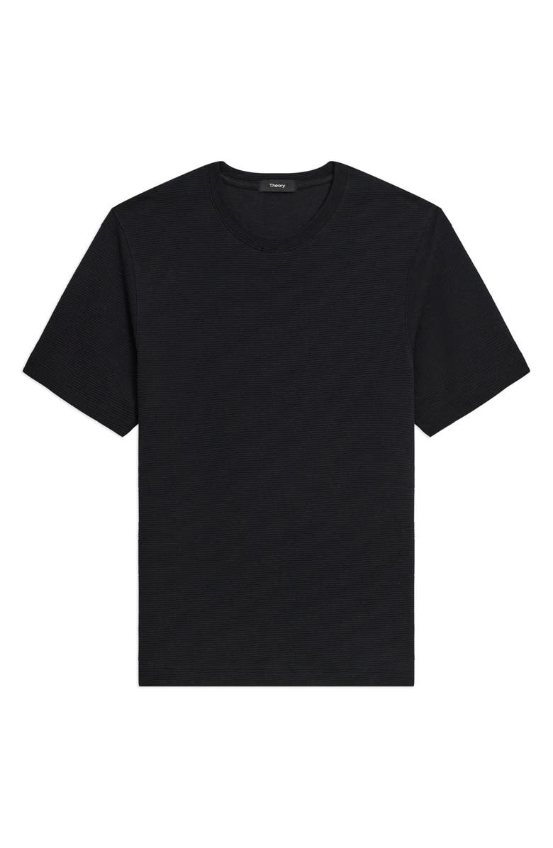 Theory Delroy Studio Textured T-Shirt, Alternate, color, Black