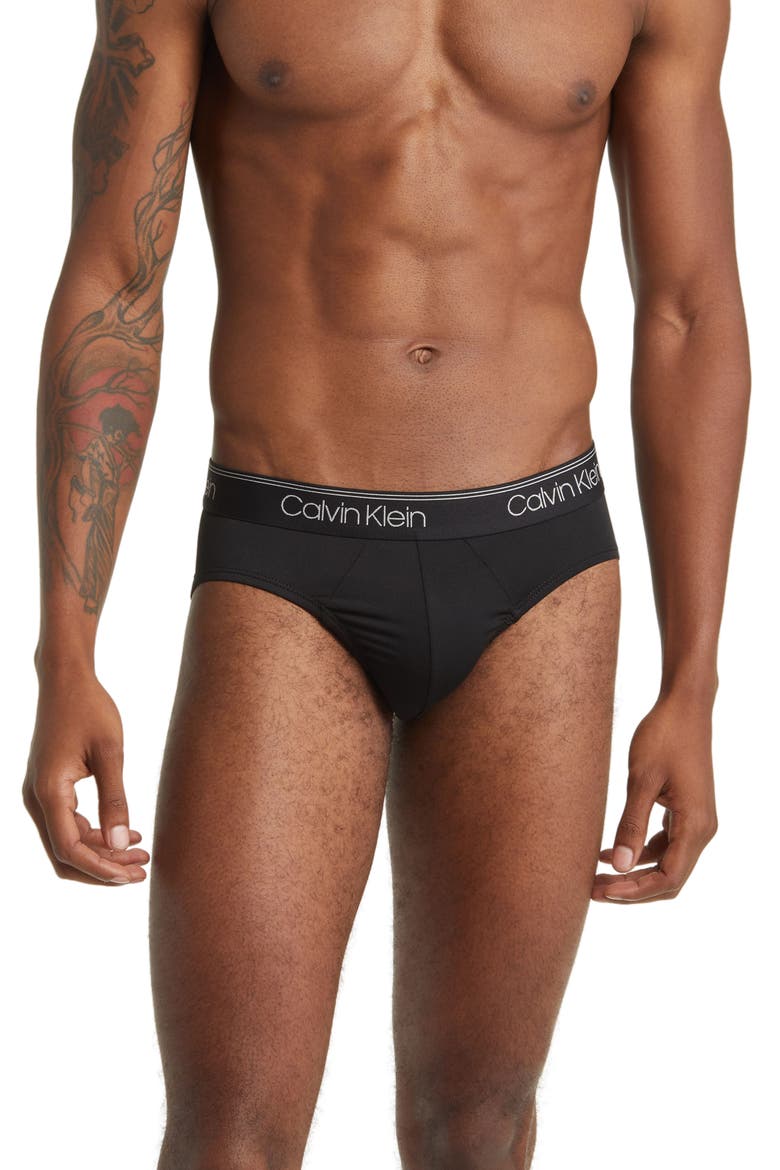 3-Pack Microfiber Briefs, Main, color, BLACK
