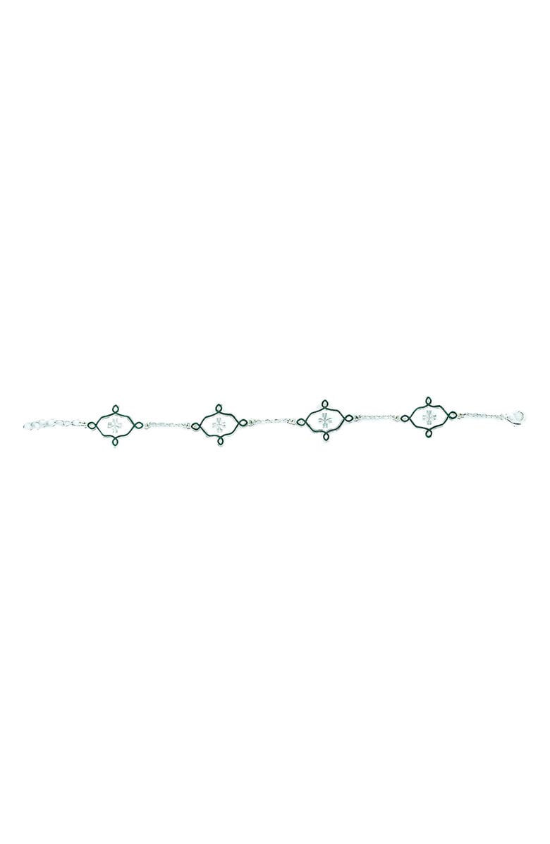 NOMA Cross Chain Bracelet, Main, color,