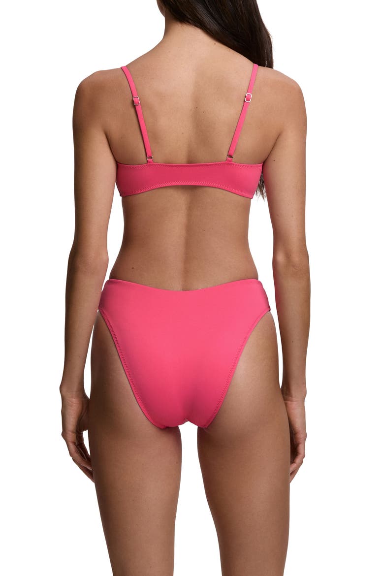 Kennedy Bikini Top, Alternate, color, DESERT PINK