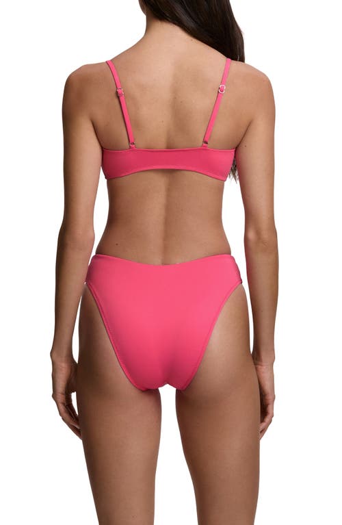 Polo Ralph Lauren Modern High Cut Bikini Bottoms In Pink