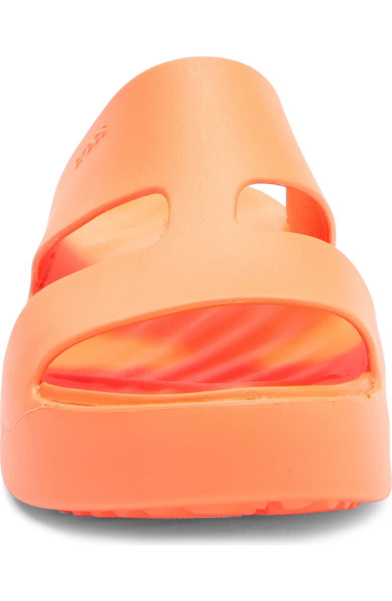 CROCS Getaway Platform Slide Sandal, Alternate, color, Sunkissed