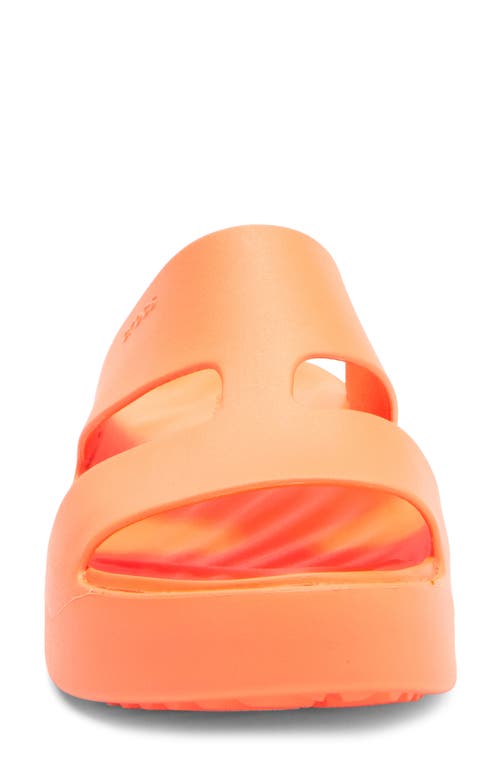Crocs Getaway Platform H-strap Sandales Femmes Sunkissed 38 In Sunkissed