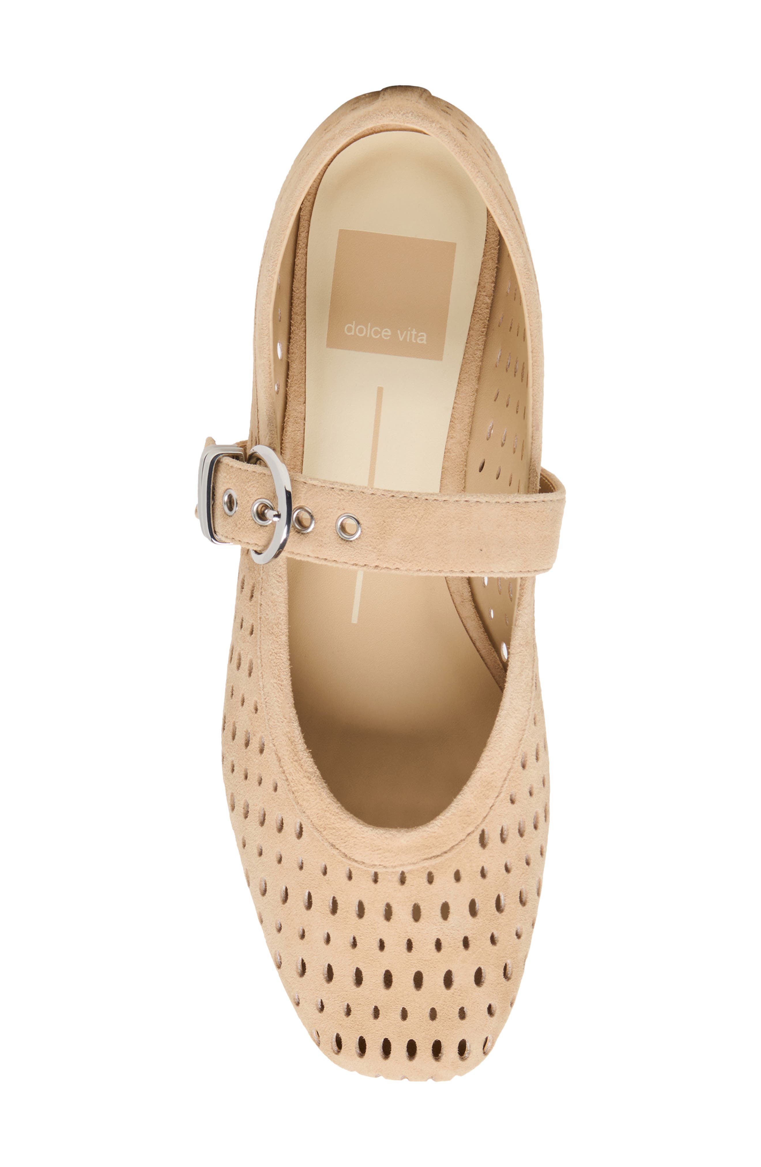Mikel Mary Jane Flat, Alternate, color, CAMEL PERF