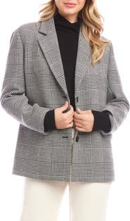 Karen Kane Houndstooth Blazer