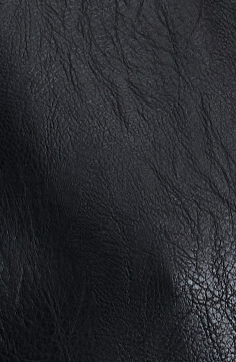 LIONESS Madame Faux Leather Jacket, Alternate, color, Onyx