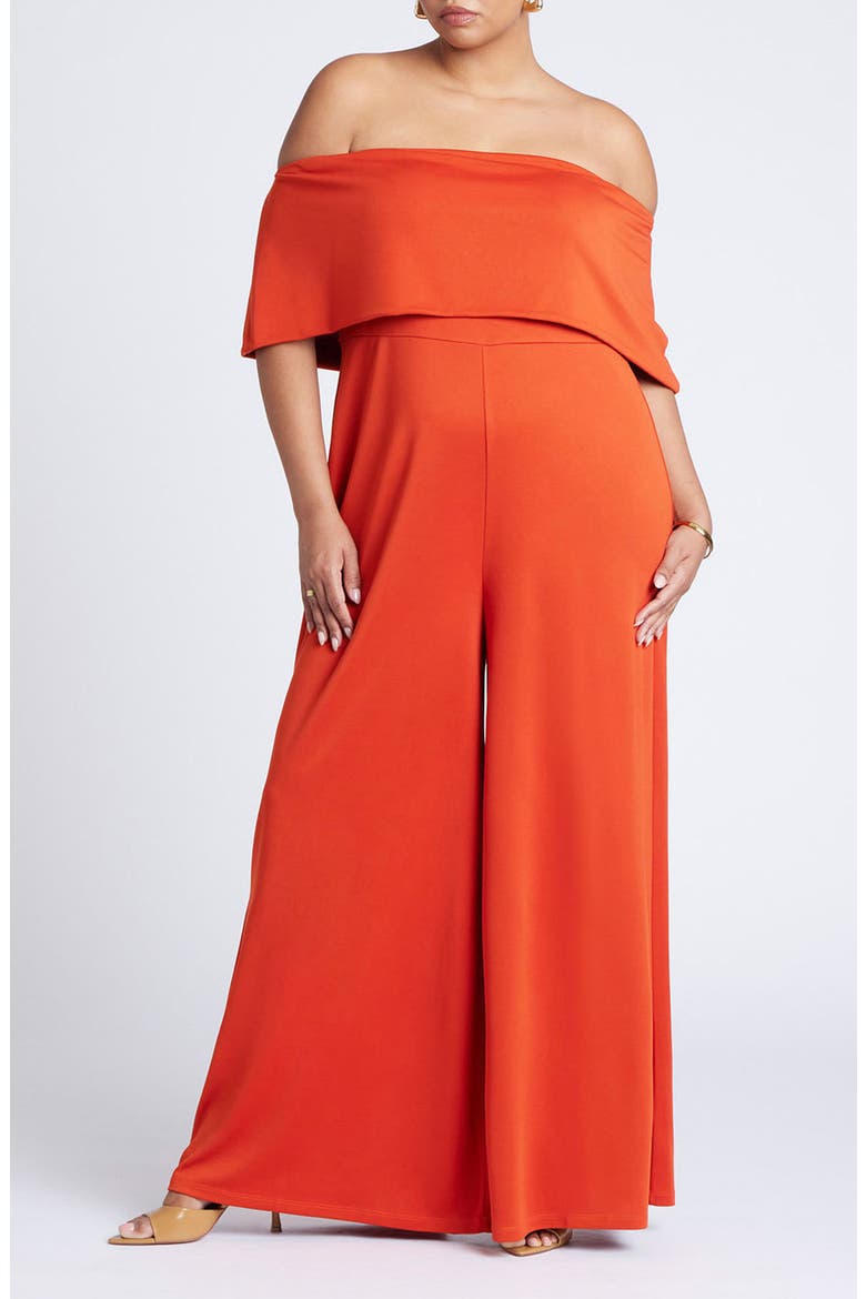 Off Shoulder Jumpsuit, Main, color, AUTUMN