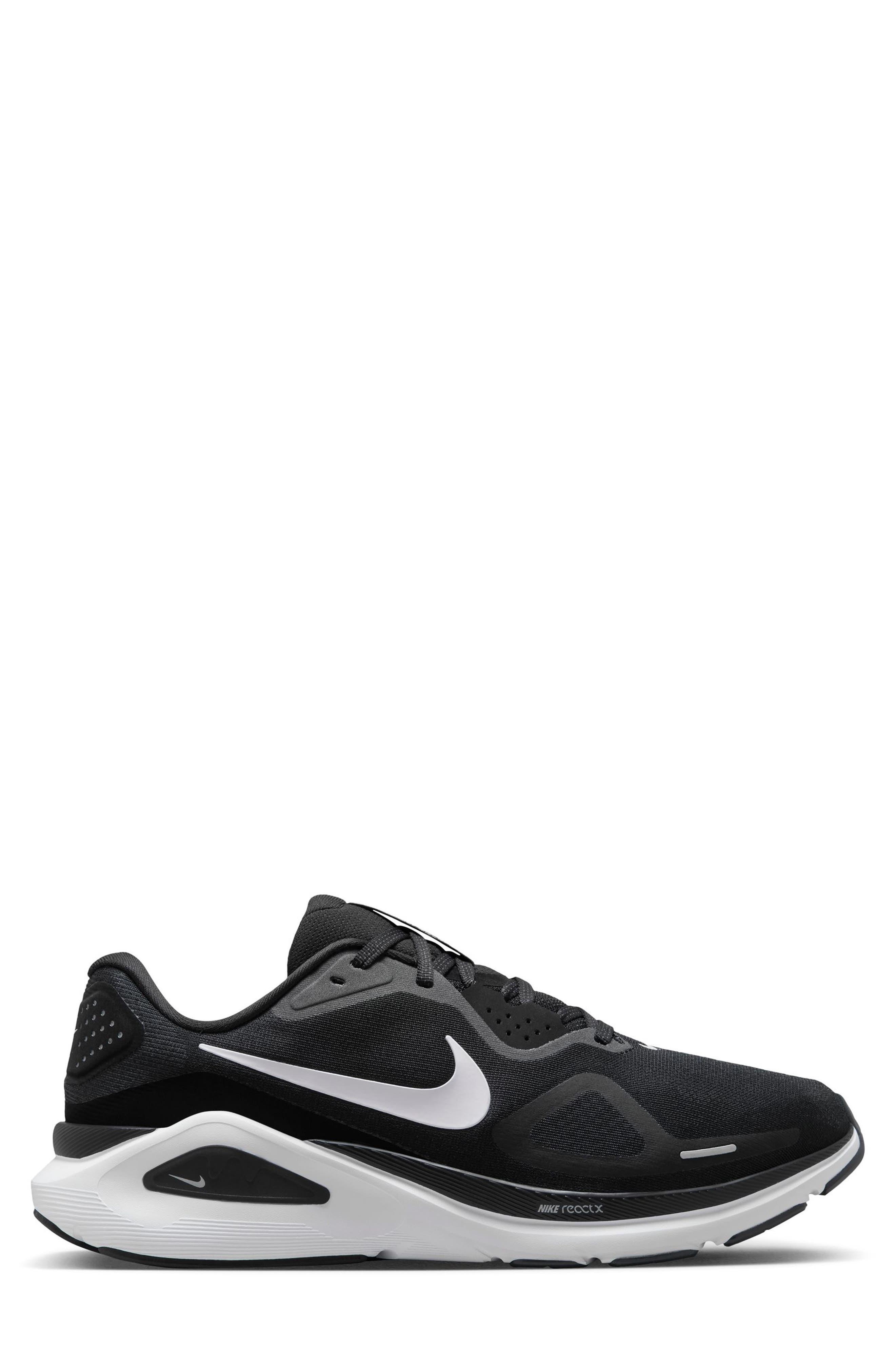 Nike Structure 26 Running Shoe, Alternate, color, 001 Black/White