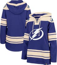 '47 Women's '47  Blue Tampa Bay Lightning Superior Lacer Pullover Hoodie