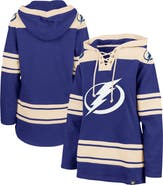 '47 Women's '47 Blue Tampa Bay Lightning Superior Lacer Pullover Hoodie