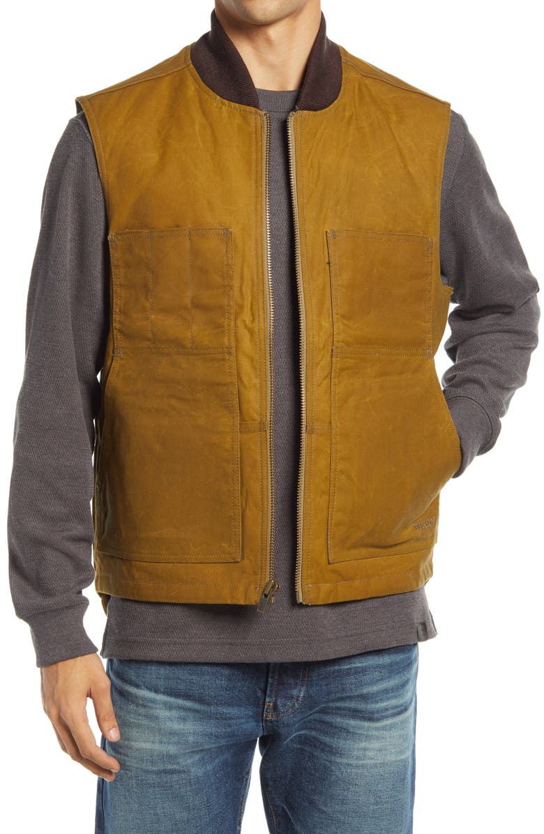 Filson Tin Cloth PrimaLoft<sup>®</sup> Vest, Main, color, 