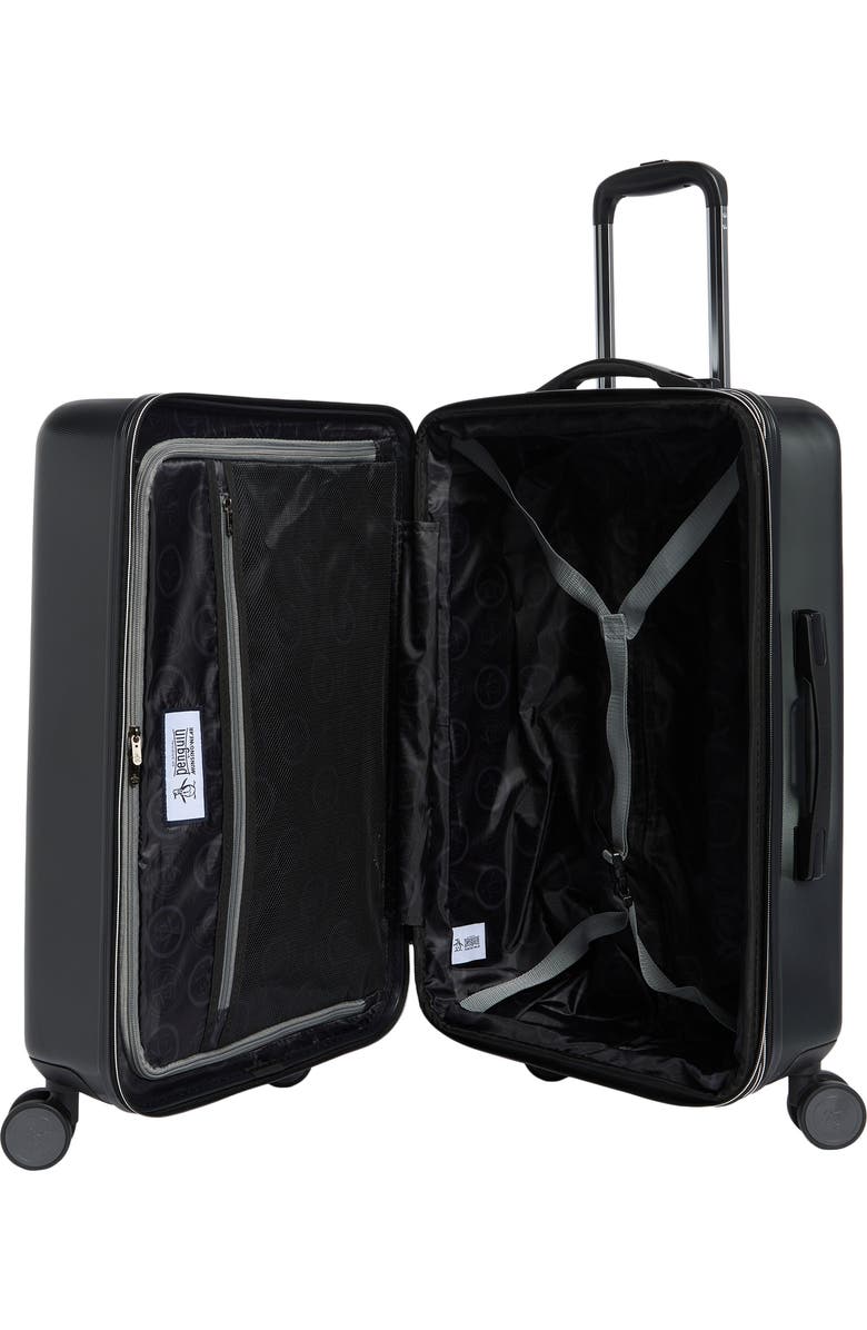 Original Penguin Finnes 25-Inch Hardside Spinner Luggage, Alternate, color, Black