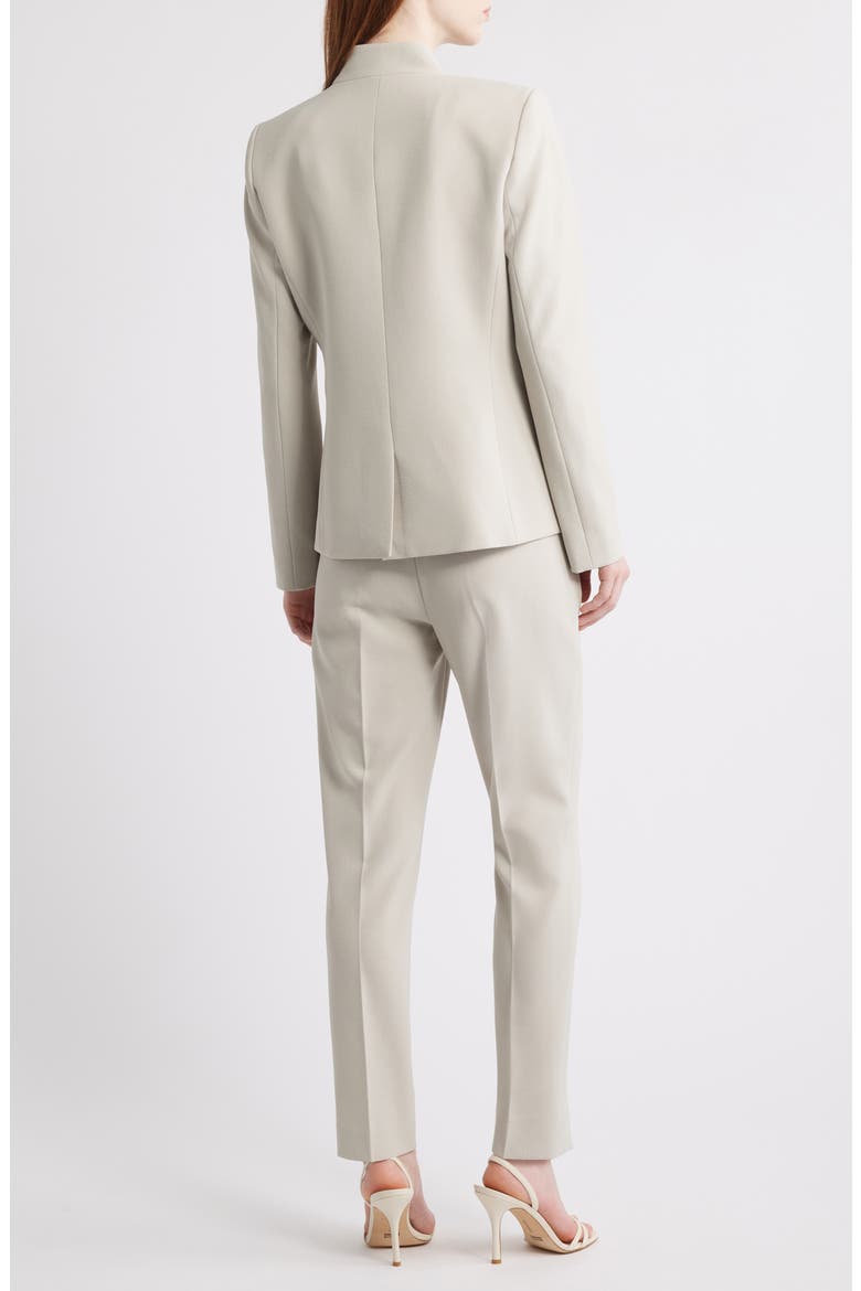 Notch Neck One-Button Jacket, Alternate, color, OATMEAL