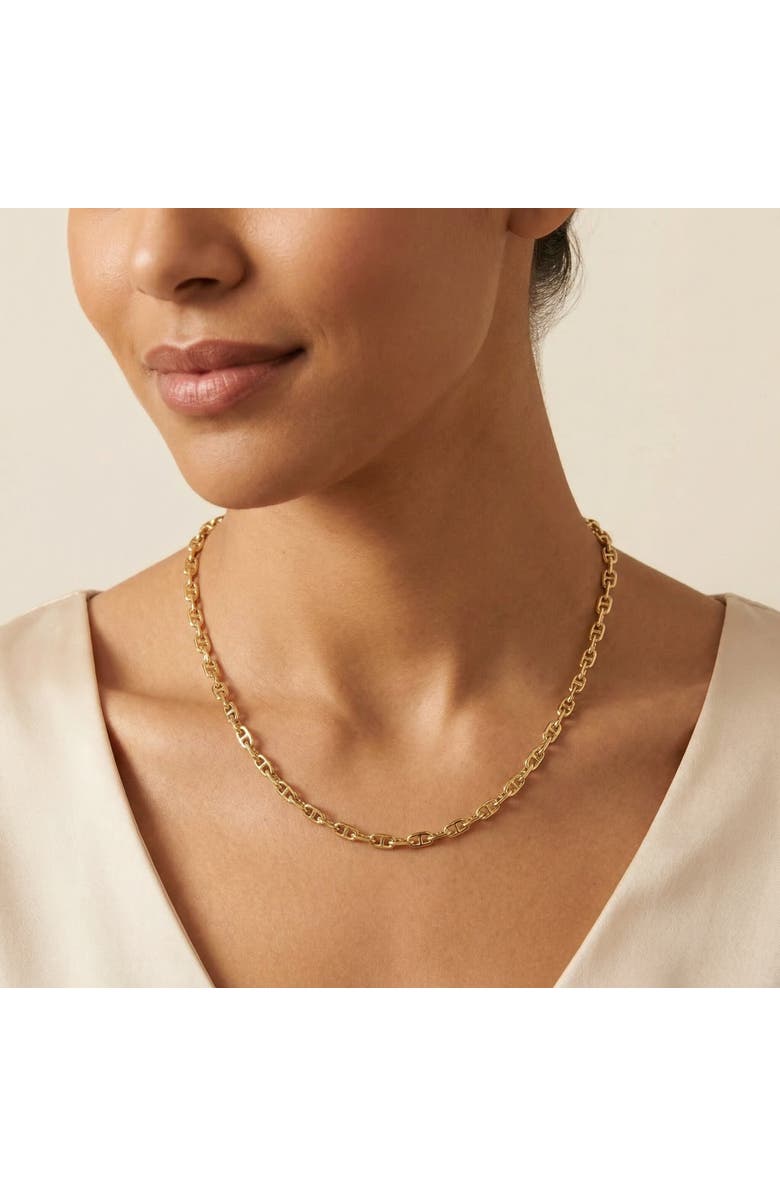 Bliss Diamond 14k Gold Marine Women's 24" Chain Necklace 22 Grams 5.5mm Thick, Alternate, color, 14K Yellow Gold