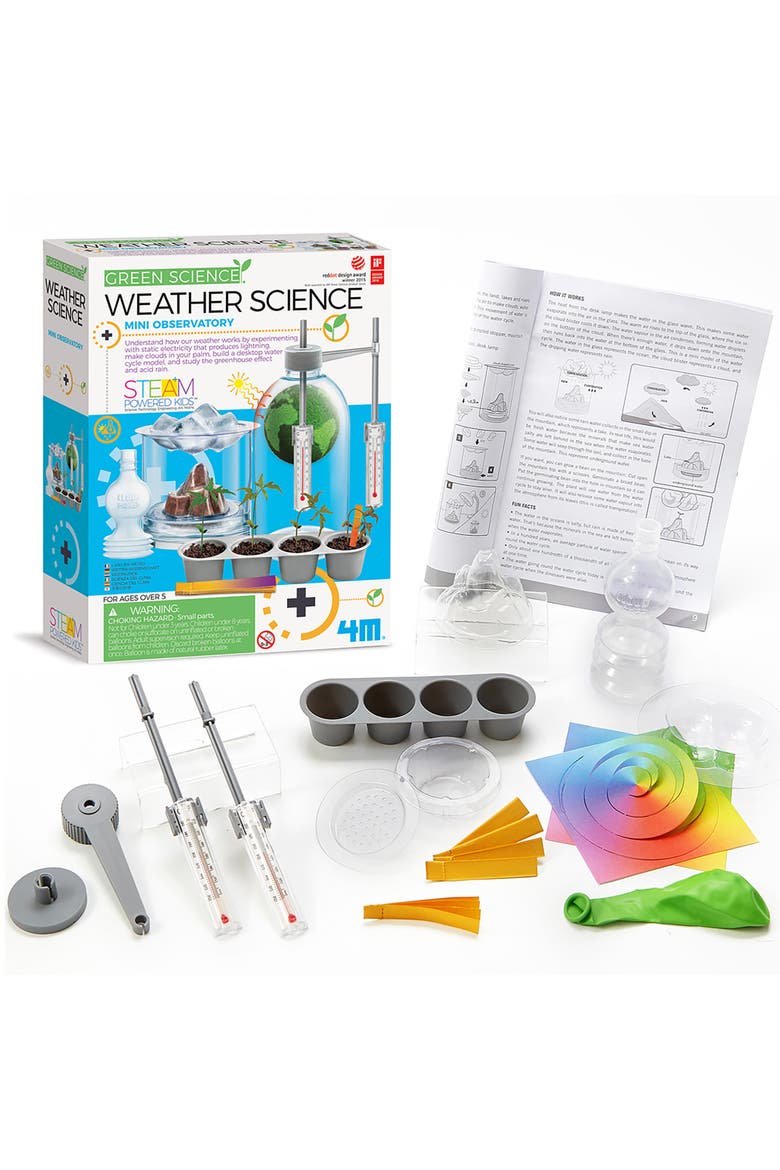 Green Science Weather Science, DIY Mini Observatory Kit, Kid 5+, Alternate, color, Multicolored