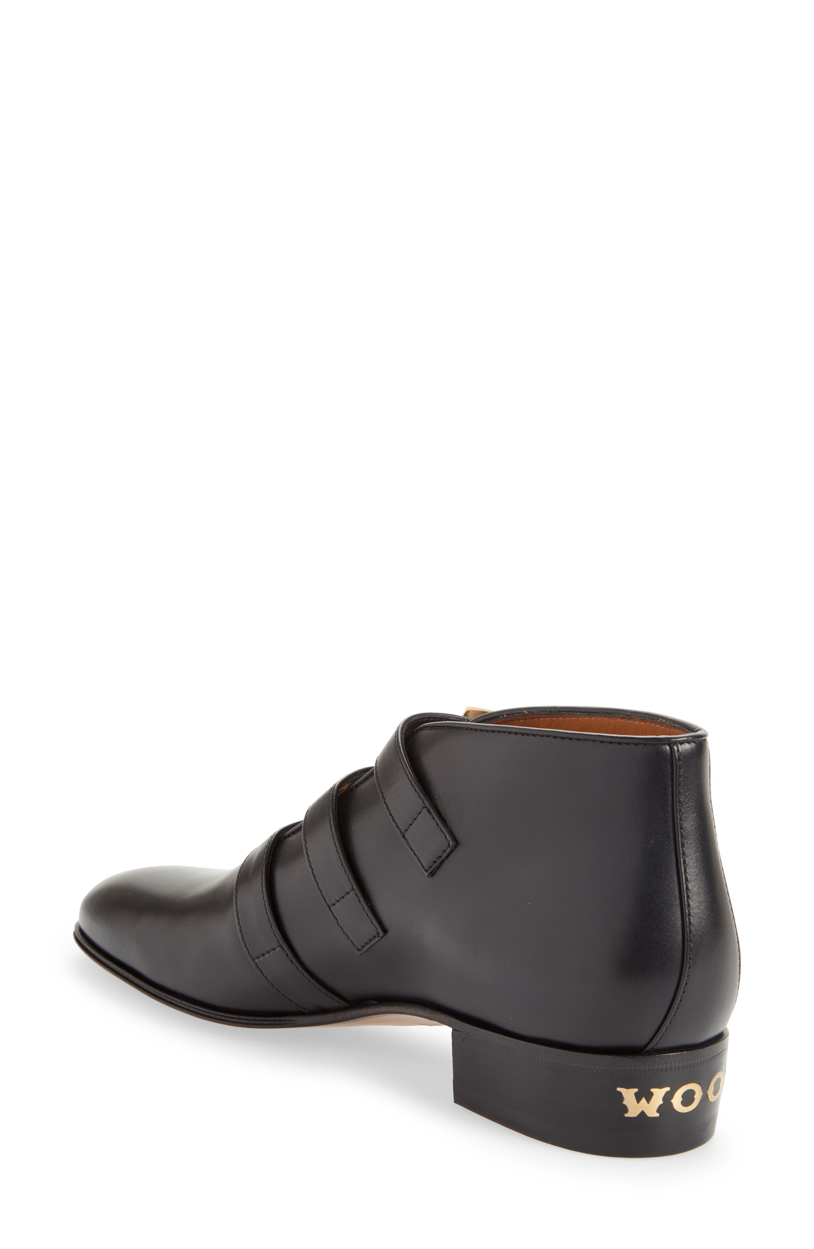 Gucci Hollywood Buckle Bootie, Alternate, color, 